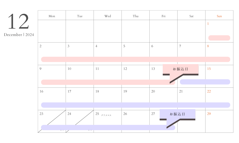 1%UPプラン振込日12月